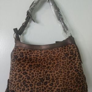 Leopard print purse